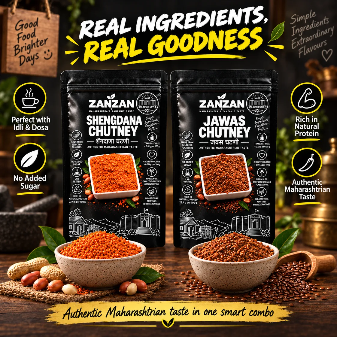 ZANZAN Chutney Jodi everyday use