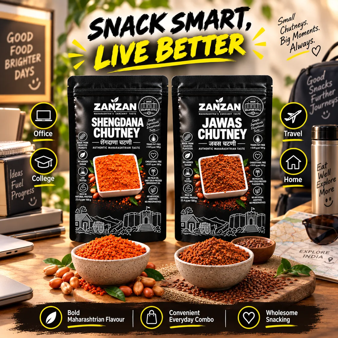 ZANZAN Chutney Jodi quality benefits