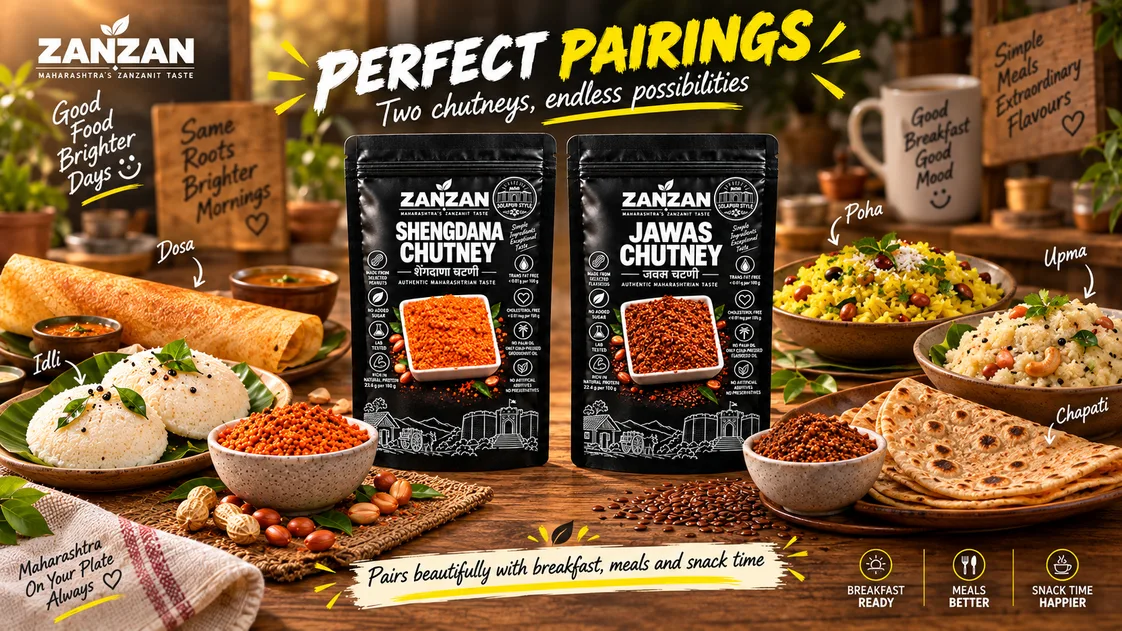 ZANZAN Chutney Jodi — office and travel