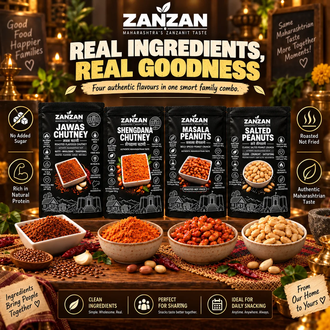 ZANZAN Family Celebration Box quality benefits
