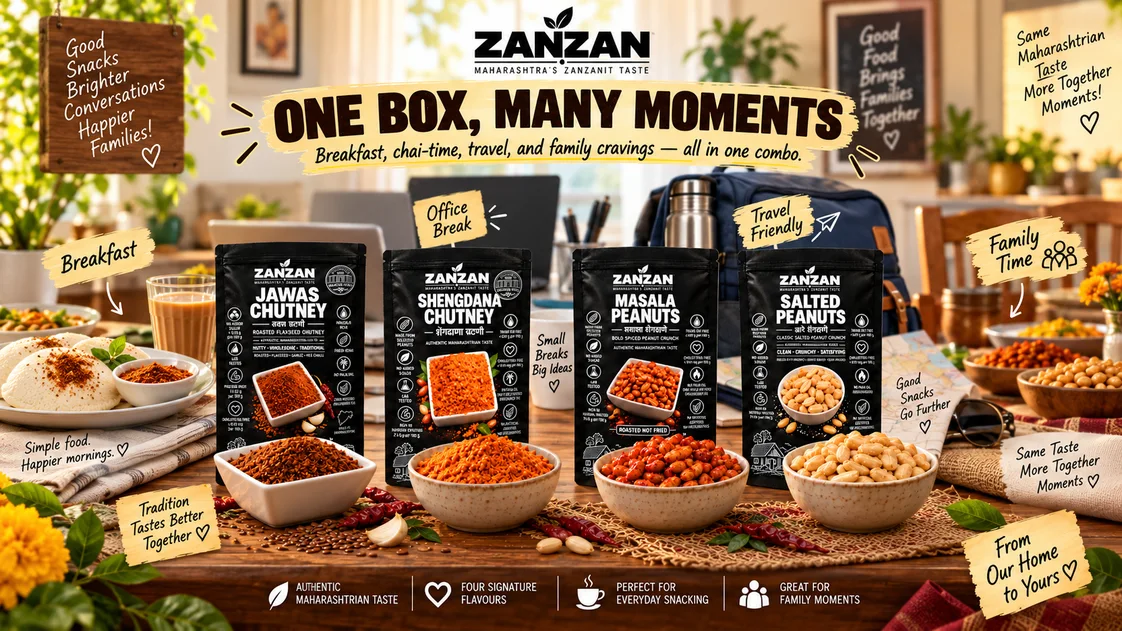 ZANZAN Family Celebration Box — maharashtrian food gift
