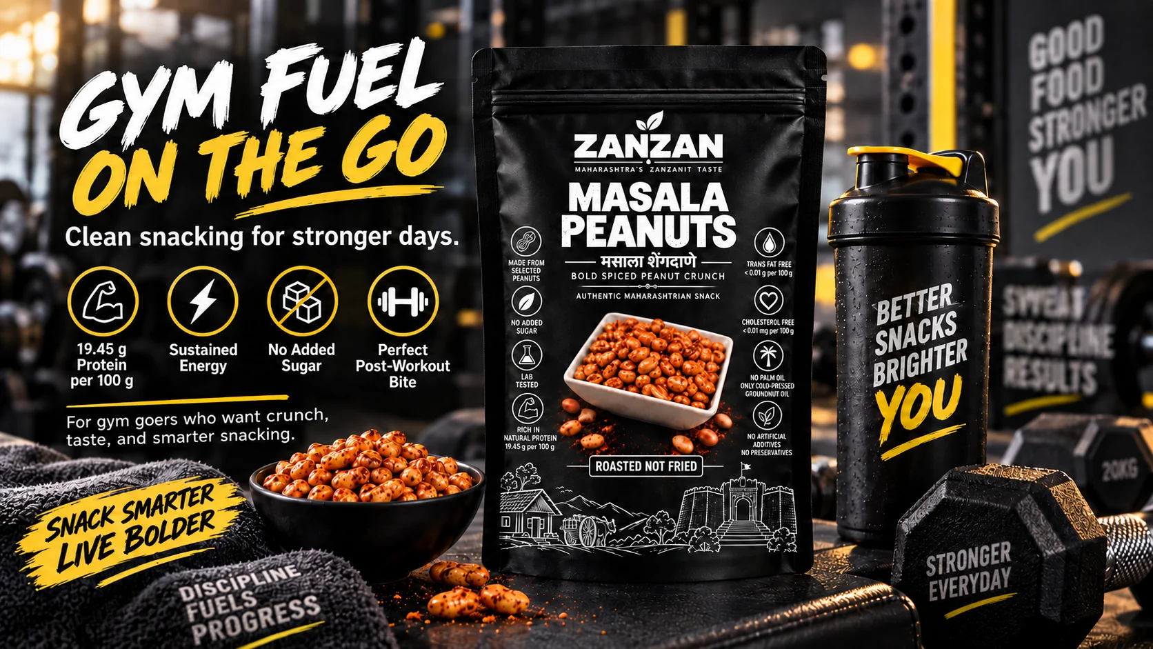ZANZAN Masala Peanuts product and serving inspiration