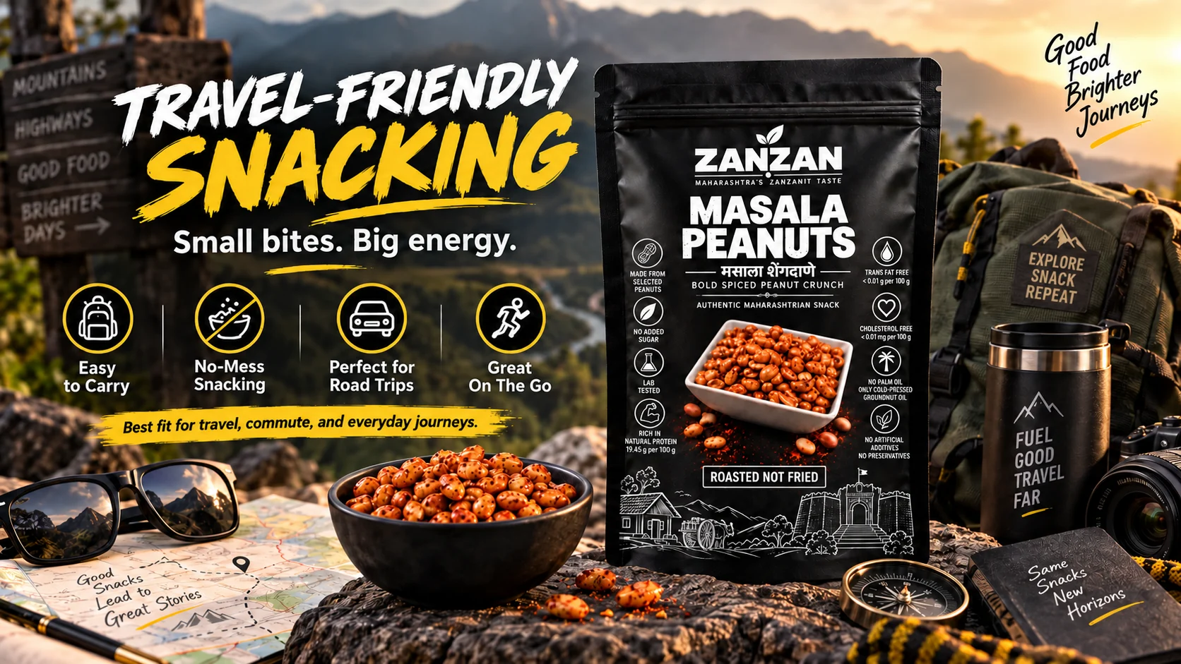 ZANZAN Masala Peanuts product and serving inspiration