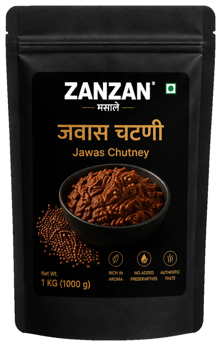 ZANZAN जवस चटणी premium pouch