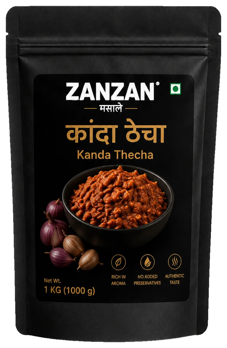 ZANZAN कांदा ठेचा premium pouch