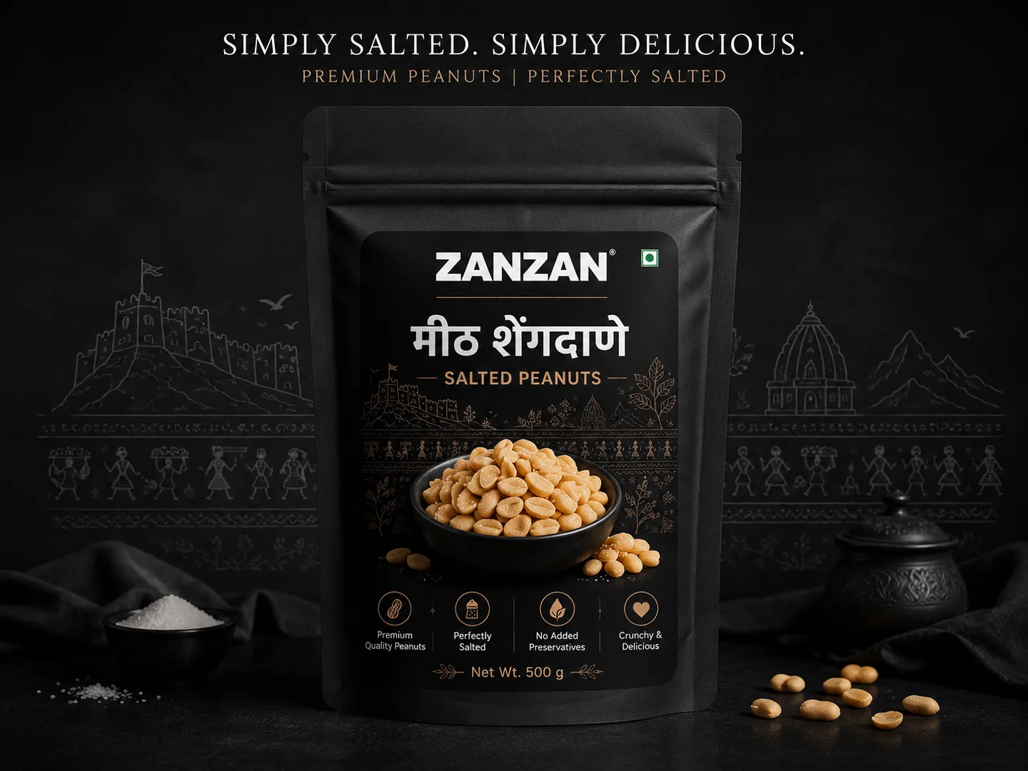 ZANZAN Premium Salted Peanuts