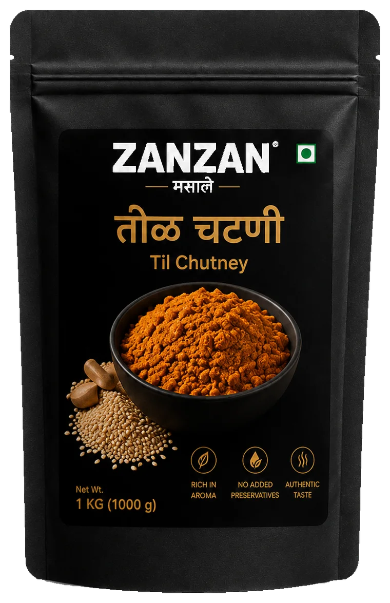 ZANZAN तिळाची चटणी premium pouch